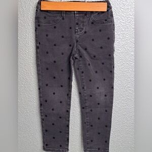 Osh Kosh B'gosh Black  Polka Dot Jeans   Size 5T